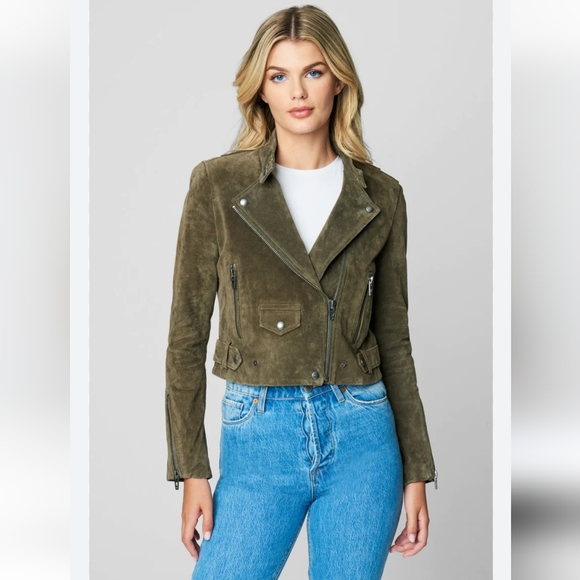 Blank NYC Jackets & Blazers - BLANK NYC 100% Leather moto jacket size S